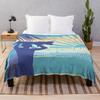 Dawn Surfer Throw Blanket