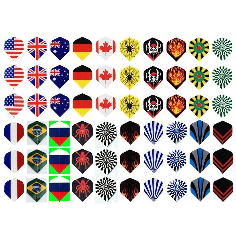 60PCS Dart Wings Dart Tail Leaves Dart Accessory Color mixing #1