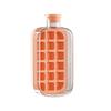 Ice Cube Mold Press Type Ice Tray Water Kettle Water Cup Home Use Food Grade Ice Maker Ice Cube Freezing Cup Magic Ice Tray Cup Pink