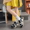 Chaussures poupée tête large moche mignonnes respirantes en maille de cuir pour femmes automne légères semelles souples baskets pain chaussures décontractées