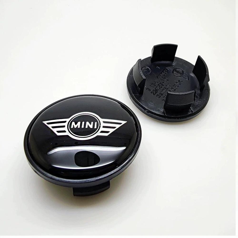 2026 Hot ABS 4pcs 54mm 56mm Car Wheel Hub Center Caps Rim Cover Badge Emblem For bmw Mini Works Cooper F54 F55 F56 F57 F60 R50 R52 R55