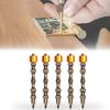 Precise 10pcs 65mm Hexagonal Shank Aluminum Circle Magnetic Screwdriver Bit Power Tool Set For Enhances Work Efficiency