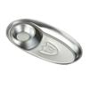 Practical Nonrust Steel Party Platters Produced With Sauce Well Kitchens Serving Tray For Outdoors Dining Event