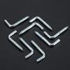 10/20pcs Square Bend Hook L Cup Hanger Screw-in 7-shape 20-40mm Wall Mount Picture Photo Frame Lamp Light Eyescrew Zinc-Plated