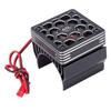 RC Cooling Fan Aluminum Alloy 40mm Motor Fan with Heatsink Metal Cover for 1 8 1 10 RC Car 540 550 F540 3650 3660 Motor