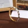 Chinese Vintage Cloisonne Bangle Traditional Women's Hand Bracelet Hollow Out Flower Bangle  Girls