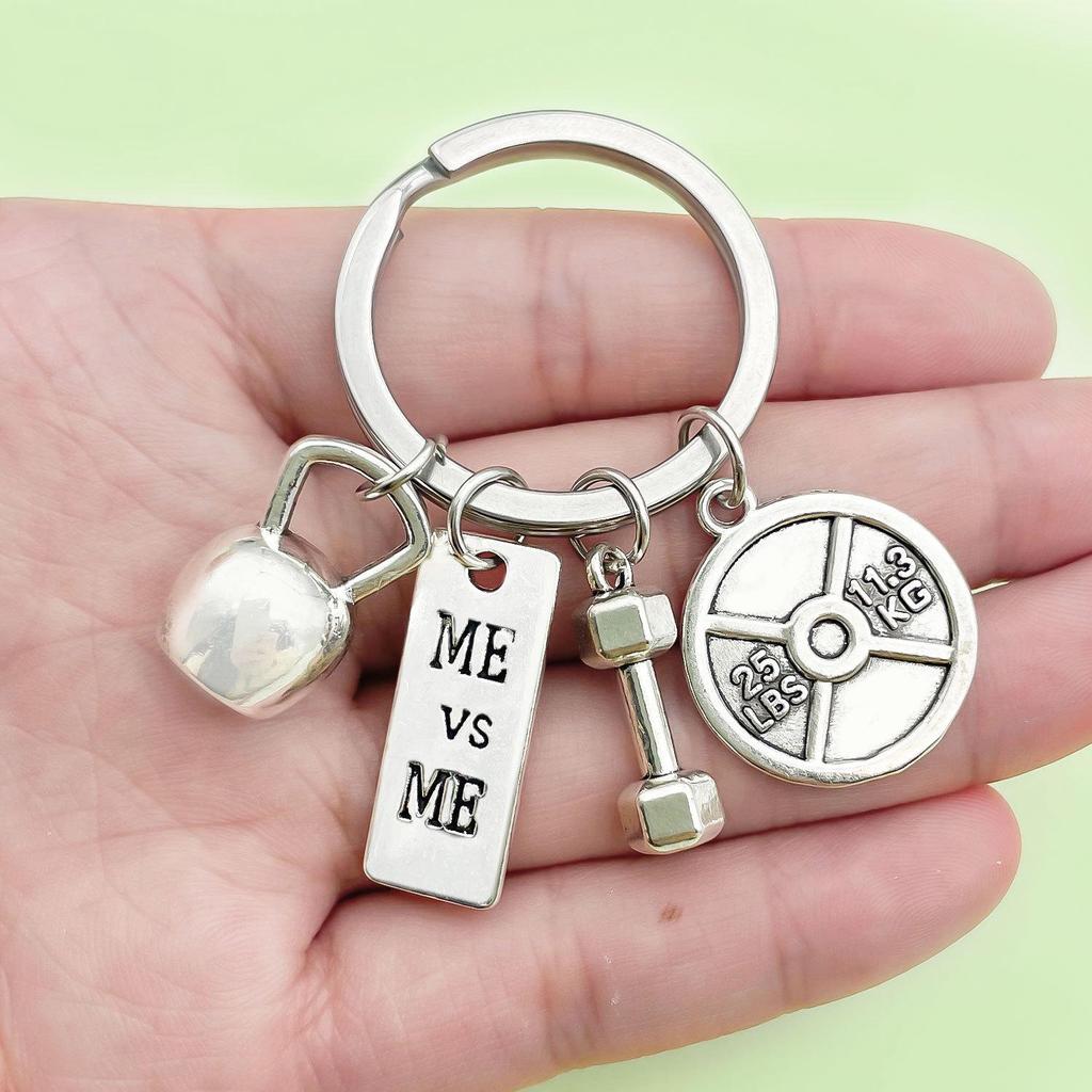 Hot Selling Fitness Equipment: Dumbbells, Barbells, Keychains, Bag Charms, Keyrings & Gift Accessories