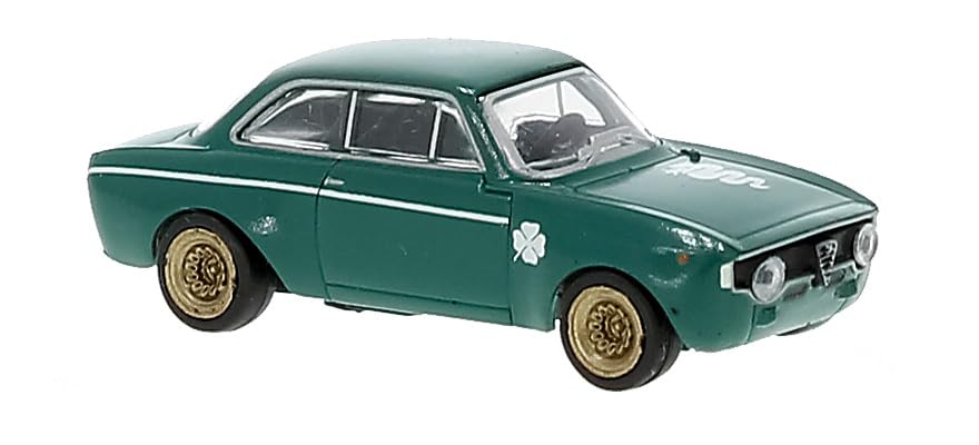 

Brekina Alfa Romeo GTA 1300 1971 Green BREKINA Diecast Model Car HO Scale 1/87