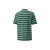 Puma X Ami Collaboration SS22 Heart Logo Contrast Stripe Short Sleeve Polo Shirt Men Tops Light-Green 534067-96