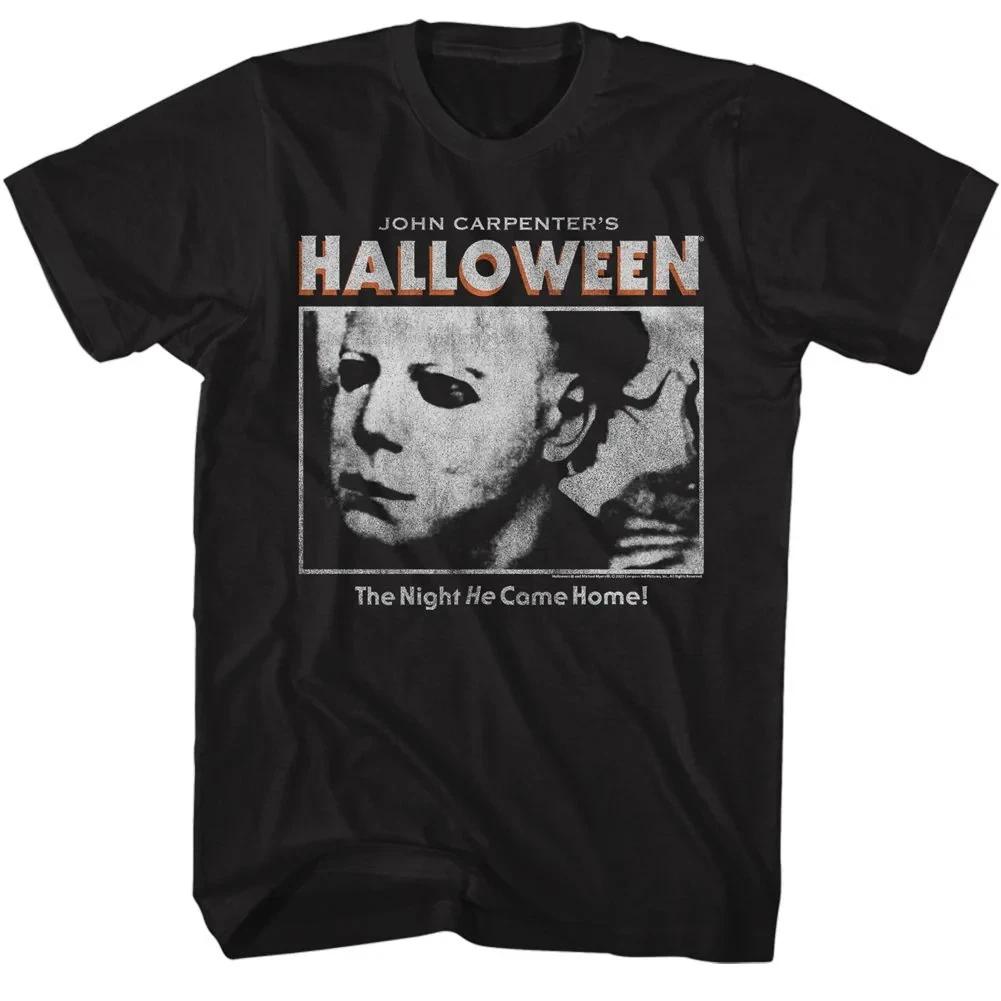 New HALLOWEEN the MOVIE Logo and Photo T Shirt The night he Came Home M