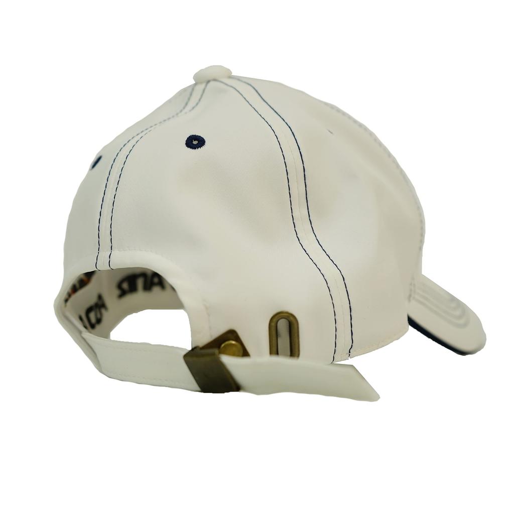 [Sinacova] Cap for Men, 100% Polyester, Head Circumference 58cm, Adjustable Size, Water Repellent, Quick Drying, Stretch, Classic, 10077730 (White) F