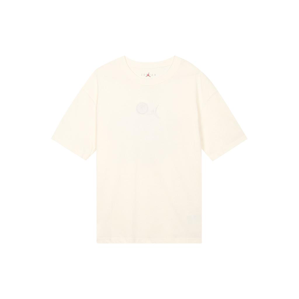 Jordan Back Graphic Print Crew Neck Short Sleeve T-Shirt Women Tops White DR1904-110