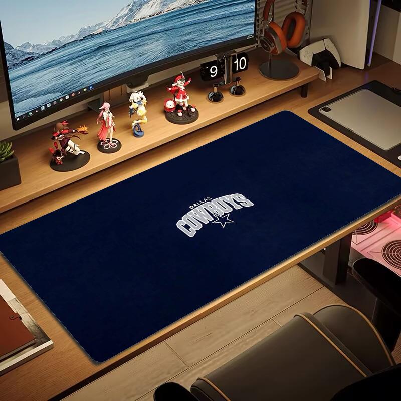 Dallas Cowboys Mauspad Großes Gaming-Tischkissen Rutschfestes Laptop-Tablet Großes Mauspadd XXL-Matte Mini-PC-Spielmatte Mit Verriegelungskante