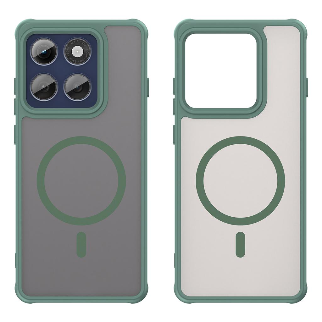 For Motorola Edge 60 Pro 5G Magnetic Case Anti Drop PC + TPU Phone Cover