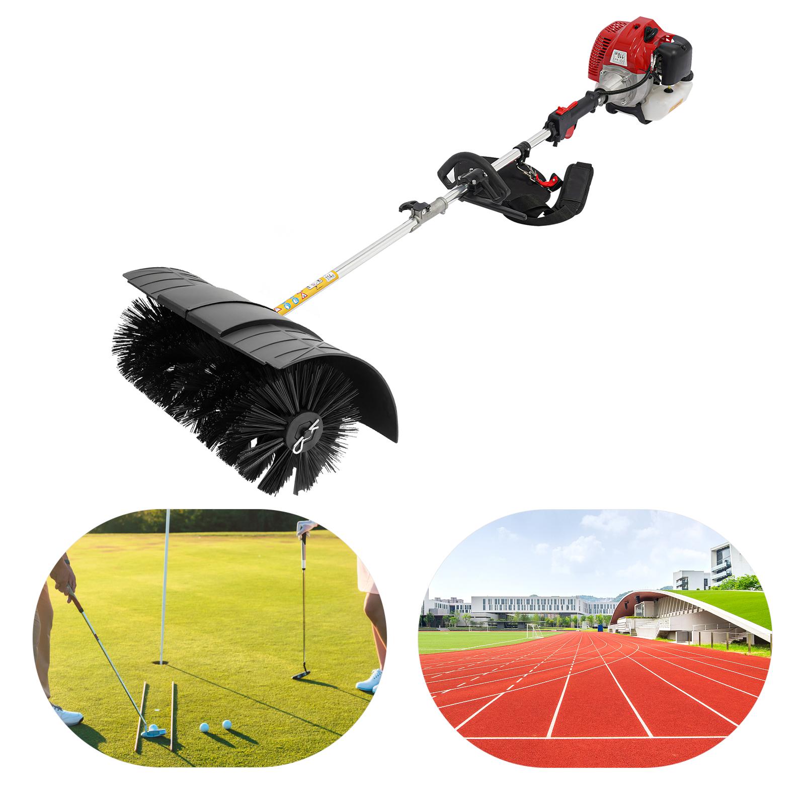 

2-тактний бензиновий садовий пилосос, ручний віник-зміталка, бензинова щітка-зміталка, 2,3 к.с. / 1700 Вт, Для використання на відкритому повітрі в саду чорний