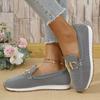Large Size Single Shoes Women's Four Seasons Sports Shoes Shallow Mouth Fashion Women's Single Shoes Size 43