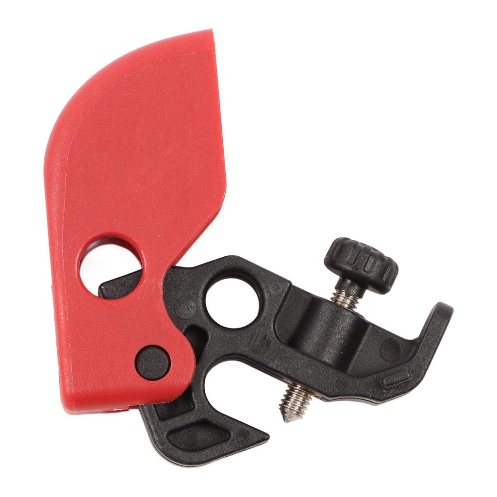 Leitungsschutzschalter-Verriegelungsvorrichtung Nylon Hochfest Universelle Passform Rote Aufklembare Leitungsschutzschalter-Sperre für Industriellen Einsatz