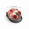 Red Wrist Strap Pin Cushion Diameter 6cm Elastic Strap Pincushion Pumpkin Pin Bag  For Handcraft