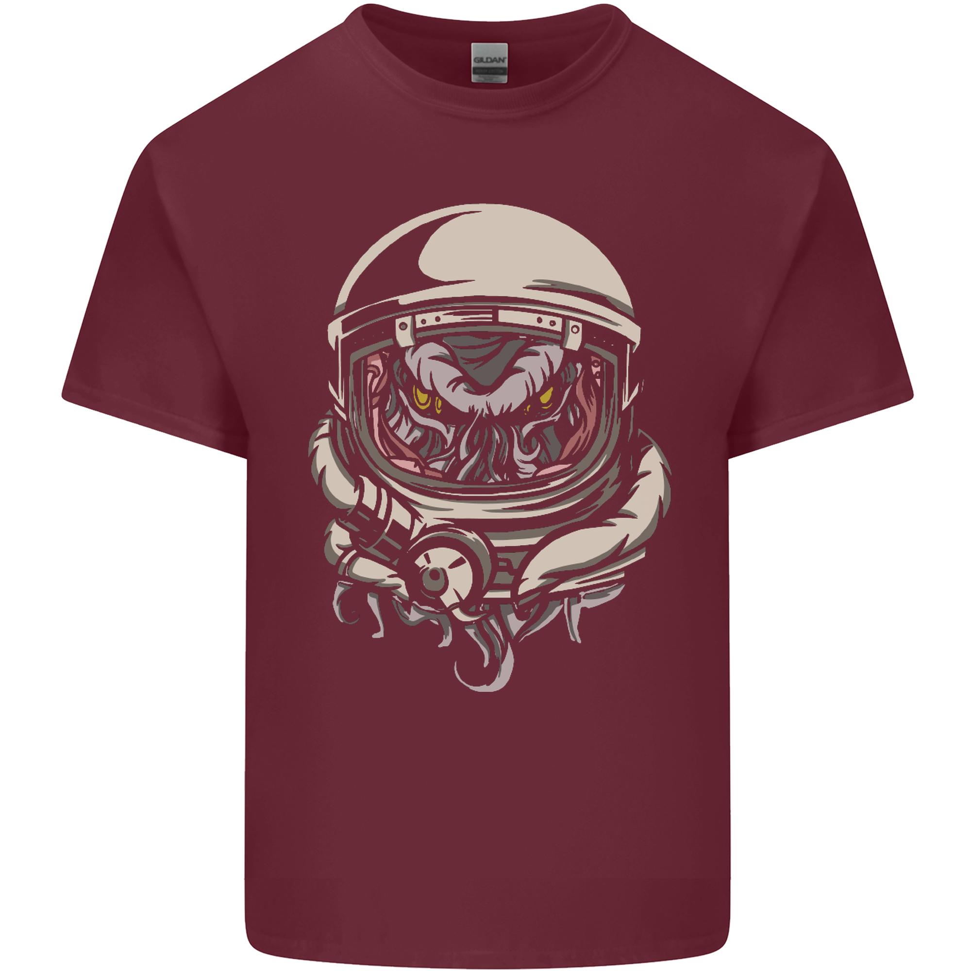 Space Cthulhu Kraken Unisexs Light Cotton TShirt S