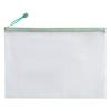 5pcs A4 Document Organizer Bag Large Capacity Stationery Storage Bag Mesh Zipper Pouch  Office