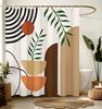 Shower Curtain for Bathroom Stall Boho Modern Cute Aesthetic Decorative Girly Waterproof Unique Cats Flowers Girls Chic Print