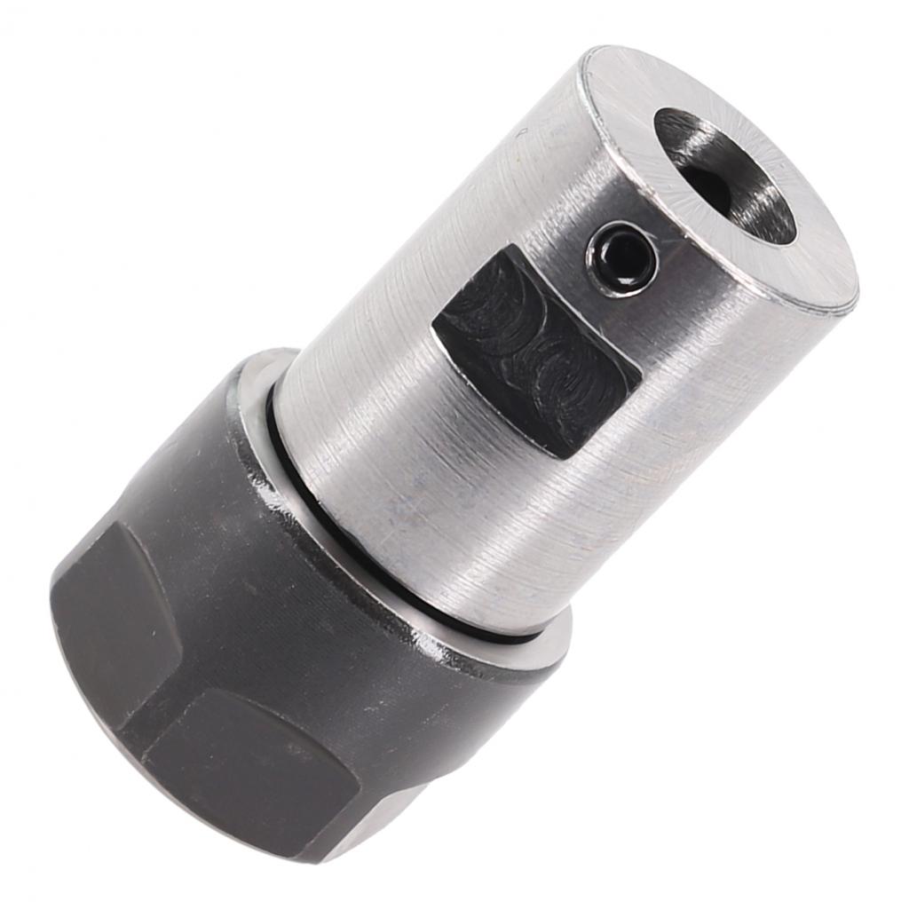 Shaft Collet ER20A-8mm Silver And Black Steel 1 Pcs