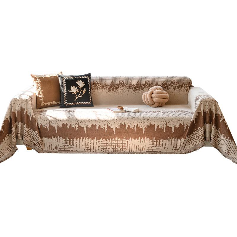 All-Season Chenille Sofa Cover: Dustproof, Claw-Resistant, Universal Fit