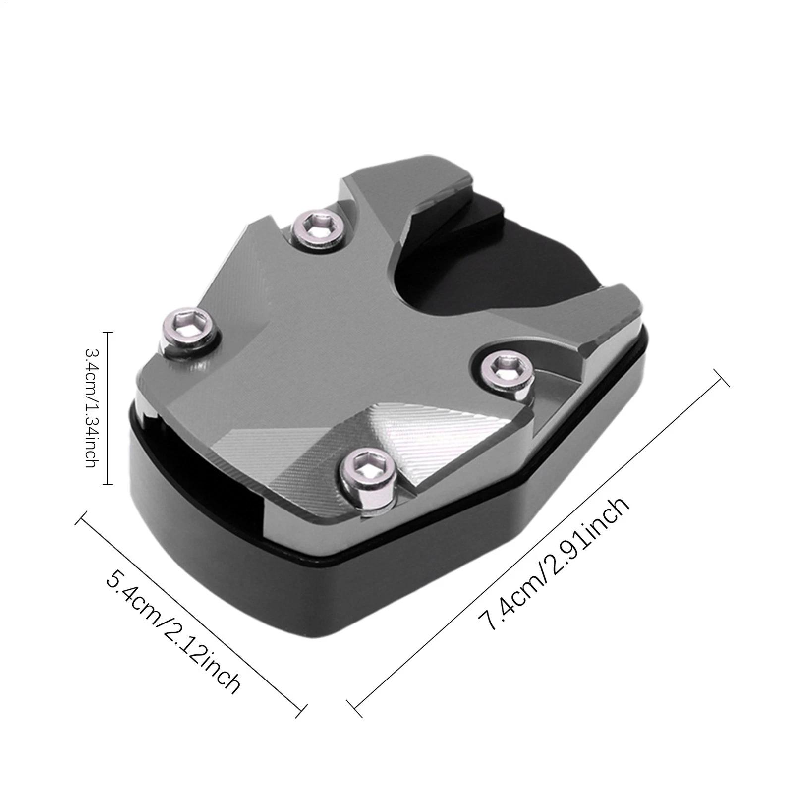 Motorcycles Foot Side Stand Enlarger Plate Pad Kickstand Extension Motorcycle Kickstand Side Stand Extension Support Plate