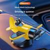 1 Stück Solarbetriebenes rotierendes Flugzeug Auto Armaturenbrett Ornament 360° Auto Spin Dekoration Flugzeug Ornamente Auto Innenraum Dekoration