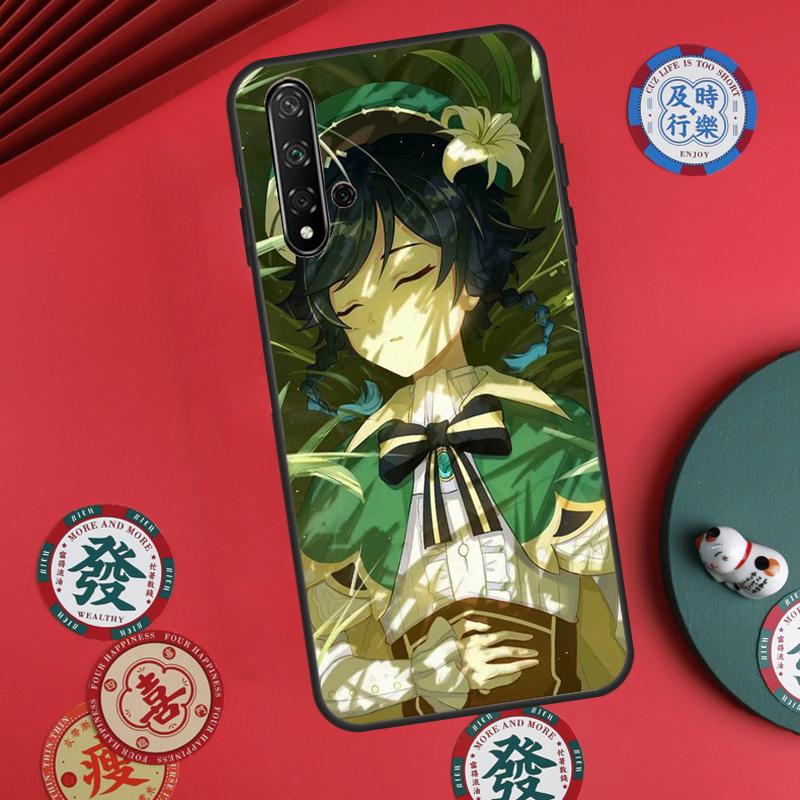 Genshin Impact Venti For Huawei Nova 12s 7i 8i 11i 12i Y73 Y70 Y90 Y60 Y72 Y61 Y91 9 10 SE P30 Pro P40 Lite Case