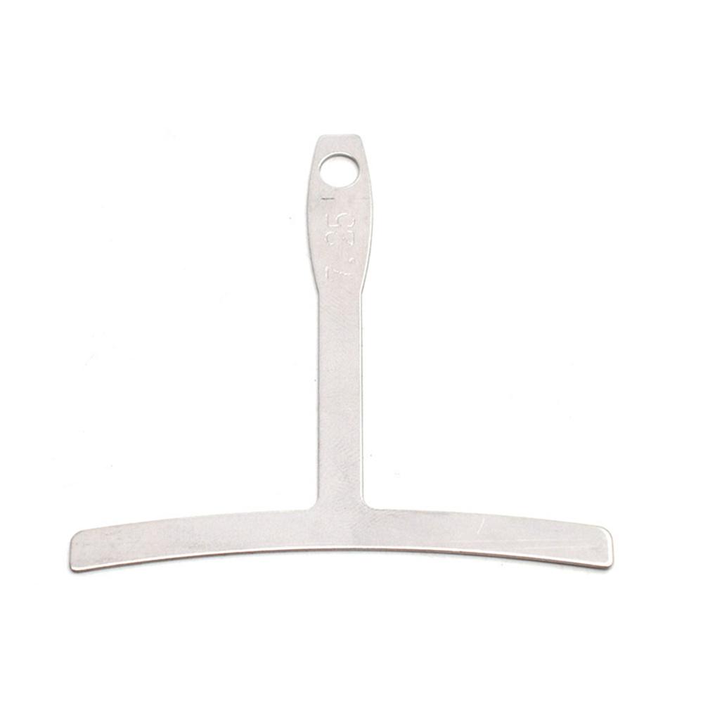 Silver Understring Radius Gauge For Guitar Bass Setup Premium Luthier Tools Kit
