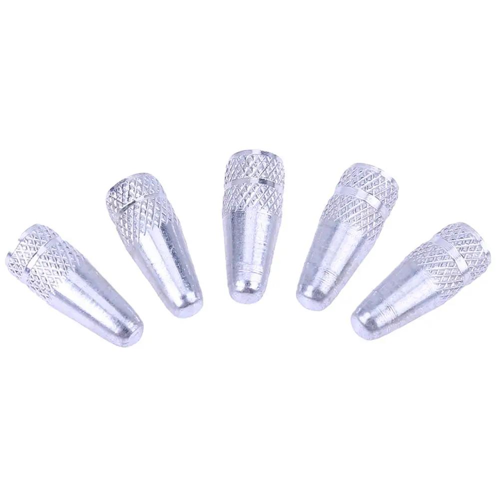 5pcs Bicycle Wheel Valve Dust Cover Replacement MTB Bike Wheel Valve Protector Rainbow Color Aluminum Alloy Bicycle Accessories