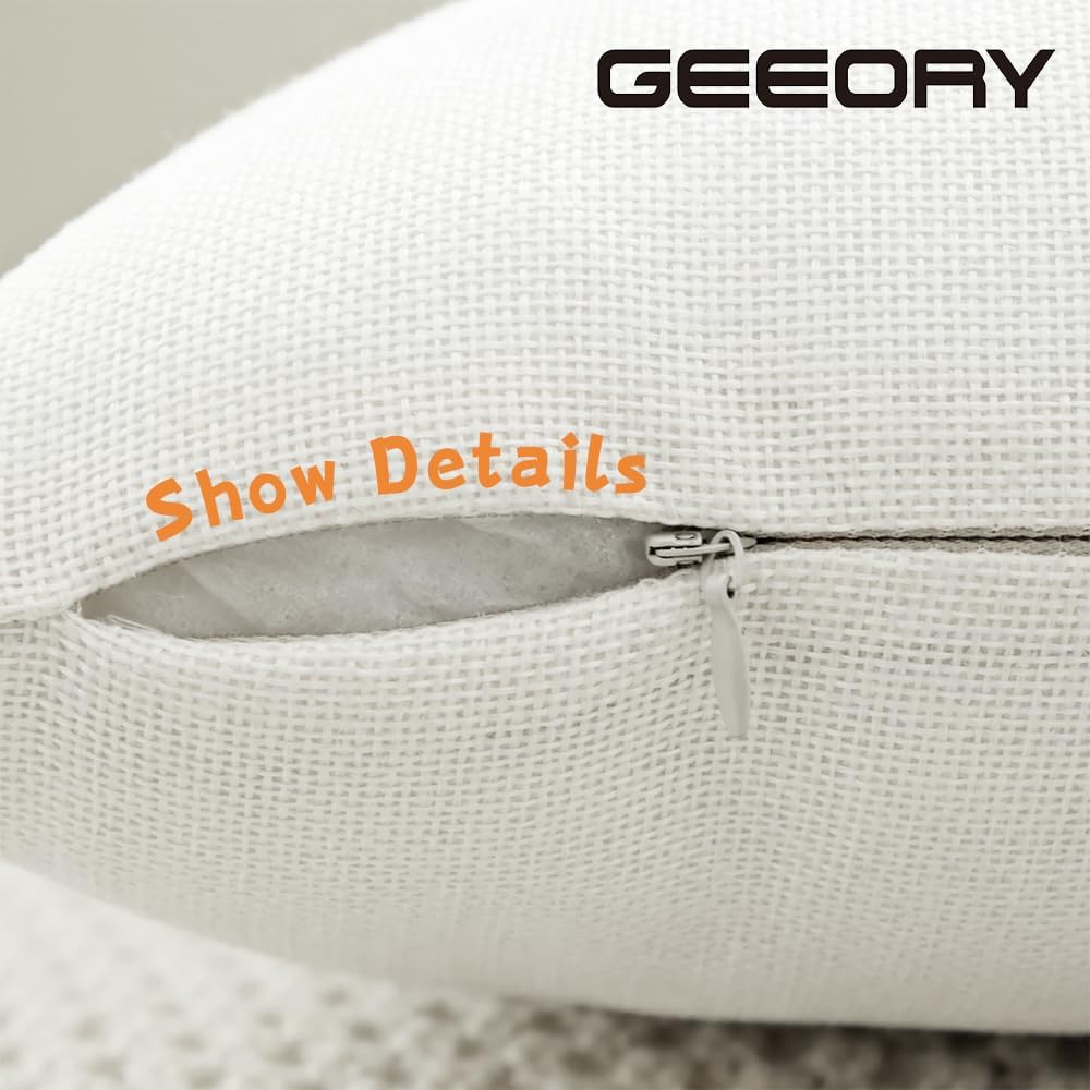 GEEORY Happy St. Patrick's Day Pillow Covers 18 x 18 Inch Set of 4, Green Shamrock Good Luck Leprechaun Hat Pinch Me Farmhouse Throw Pillowcases for