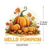Autumn Pumpkin Thermal Sticker Patch A-Level Washable Diy Hoodies Tops Thermal Press Vinyl Clothing Badges Patches Hot