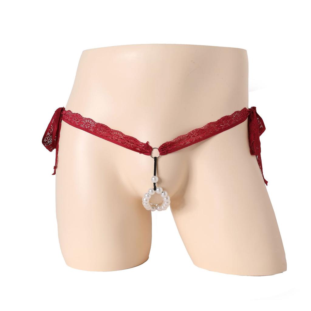 2025 New Thong Seduction Panties Lace Pearl Sexy Passion Sexy Thong