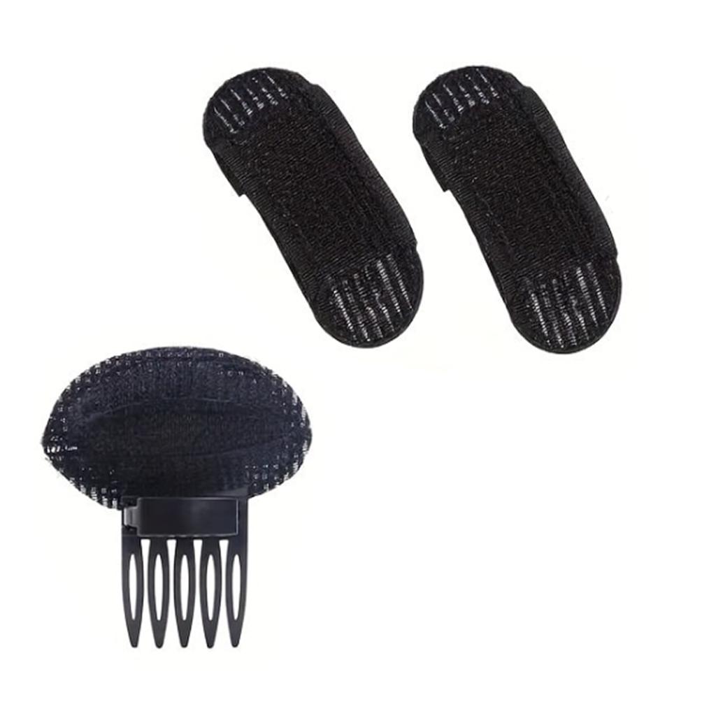 Set of Invisible Fluffy Hair Clips - Volumizing Hair Roots, DIY Styling, Easy To Use, Solid Color, Cute Oblong Shape - Perf