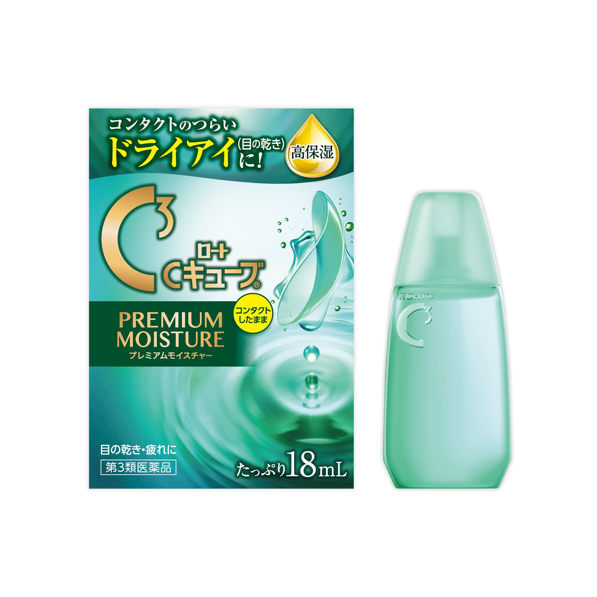 

Капли для глаз Rohto C Cube Moisture 18 мл
