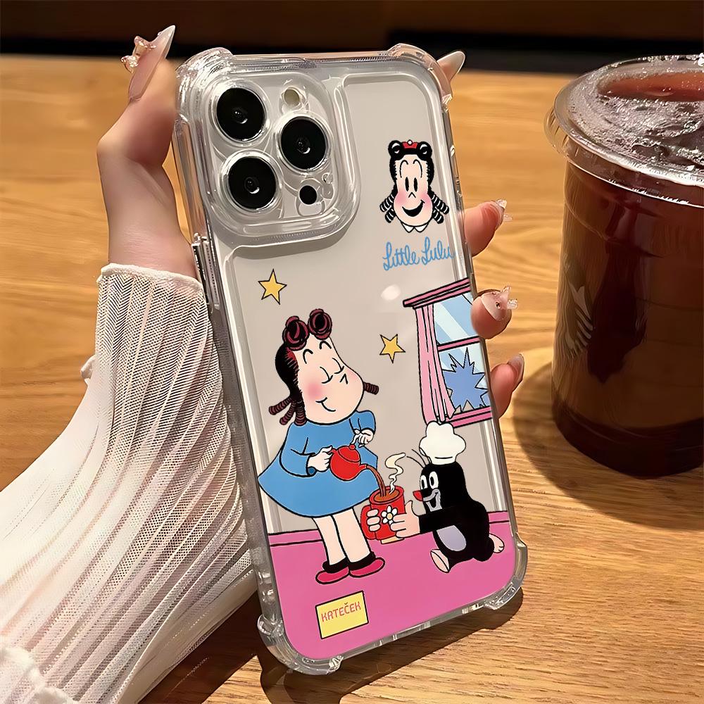 Cute Little Girl L-lulu New Phone Case For Samsung Galaxy S25 S24 S23 S22 S21 S20 Note20 Edge FE Ultra Plus 4G 5G Anti TPU Cover