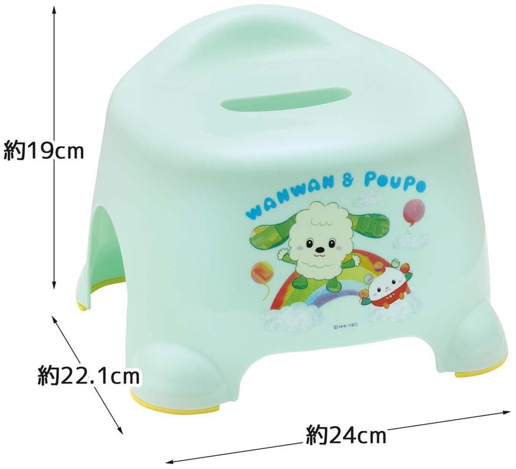 Skater Bath Bath Baby Bath Inai Inai Width 25 X Depth 20 X Height Children's Stool, Chair, Chair, Baa, 13.5 Cm, BBS3-A