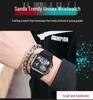 Sanda Men's Waterproof Digital Sports Watch - Luminous Square Outdoor Fashion Watch for Students