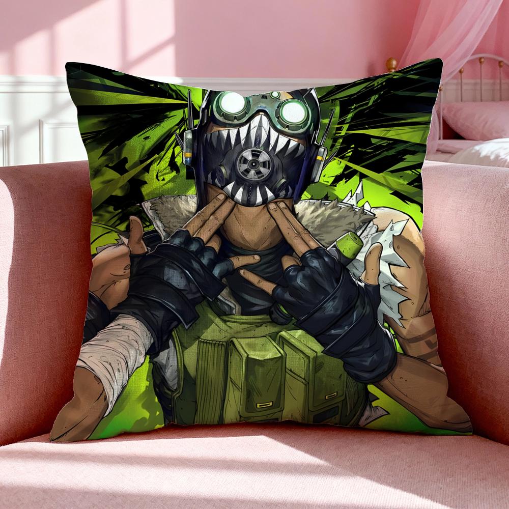 Game AApex Legends Cushion Cover Breathable Linen Pillowcase Summer Odorless EcoFriendly Invisible Zipper Washable