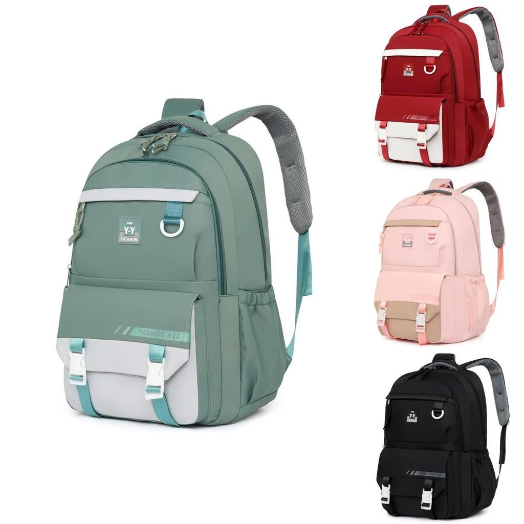 Oxford Versatile Fashion School Backpack Breathable Shoulder Straps Laptop 16in