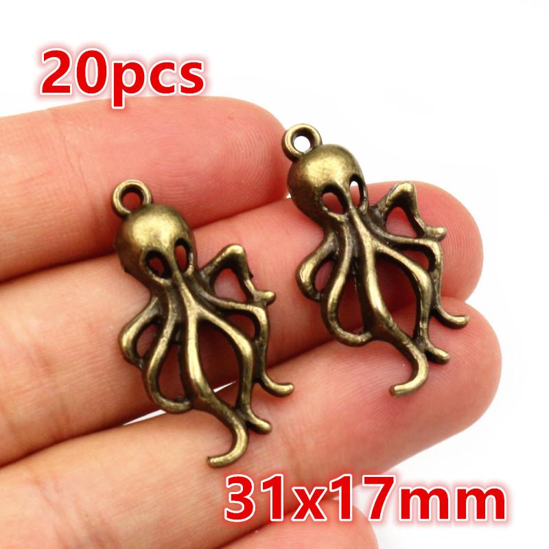 4-30pcs Animal Tree Flower Butterfly Alloy Metal Charms Pendant DIY Jewelry Making Accessories Findings for Earrings Necklace