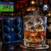 Reusable PET Ice Tray 3D Soccer Cube Mold, 6 Cavity Large Slow-Melting Sports-themed Tray, Novelty Ball for Whiskey Bourbon Cocktails Sports Cubes