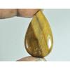 24X41X06 MM Natural Tiger Eye Pear Cabochon Loose Gemstone 49Cts. B-383