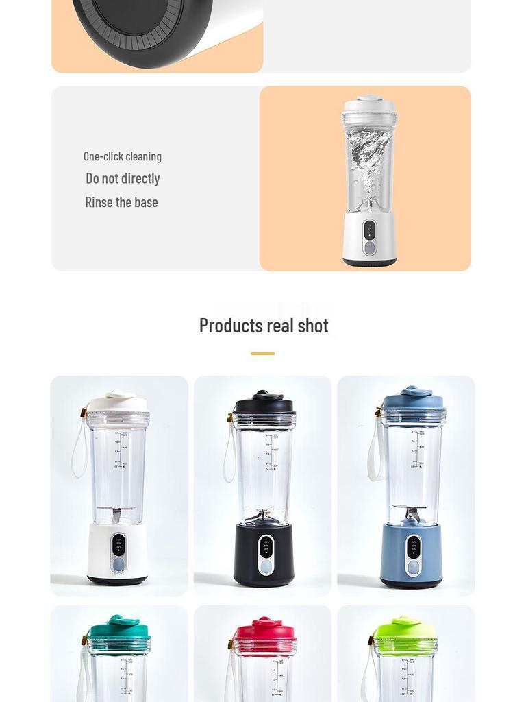 2024 Multifunkční přenosný mixér na džus: Kvalitní malý domácí odšťavňovací pohár