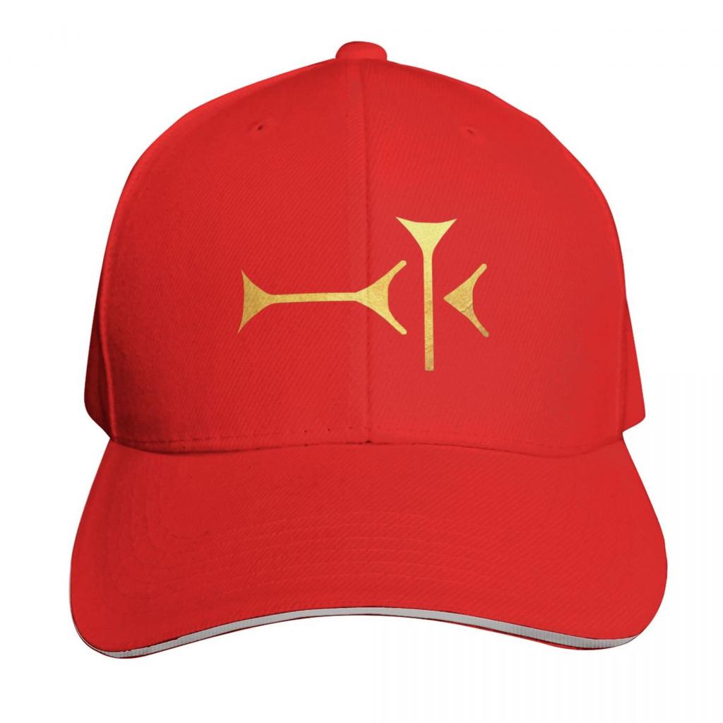 Gold TI AkkadianHittite cuneiform for Life Baseball Cap Luxury Hat Horse Hat Golf Wear summer hat Baseball Unisex Womens