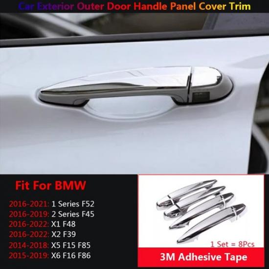 Silver For BMW 1 2 Series F52 F45 X1 X2 X5 X6  F48 F39 F15 F16 Door Handle Cover