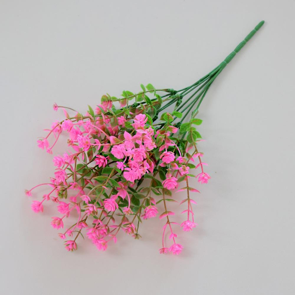 33cm Length Fake Eucalyptus Plant Plastic Eucalyptus Bouquet  Interior Decor розовый