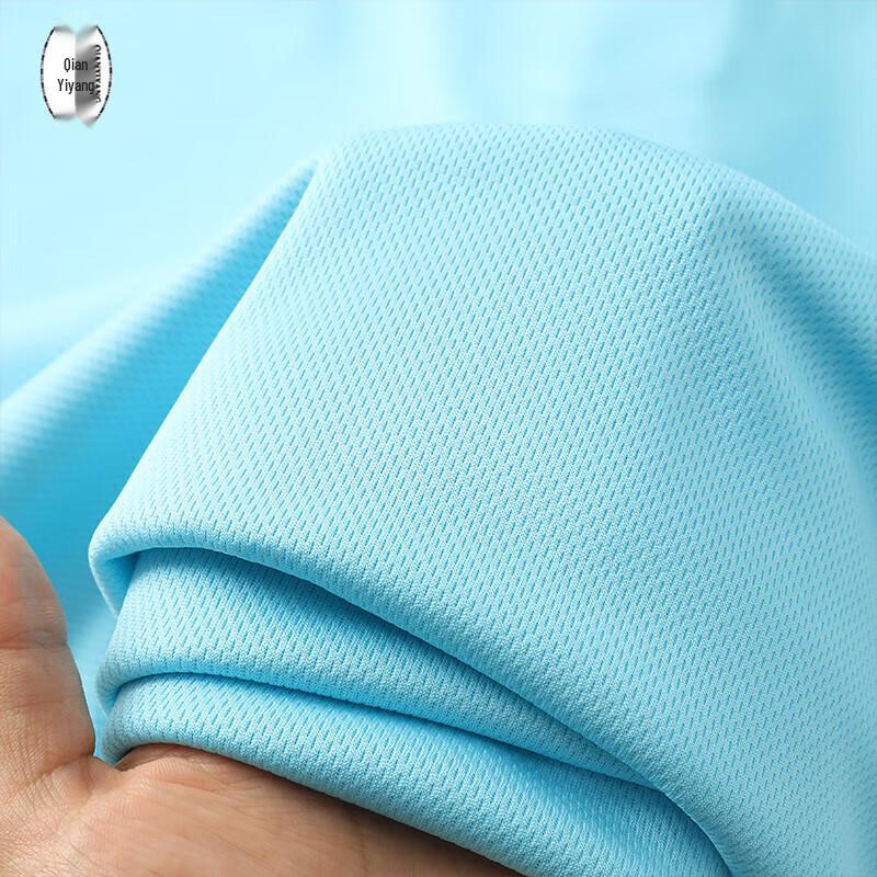 QIANYIYANG Ice Silk Short Sleeve Polo Shirt